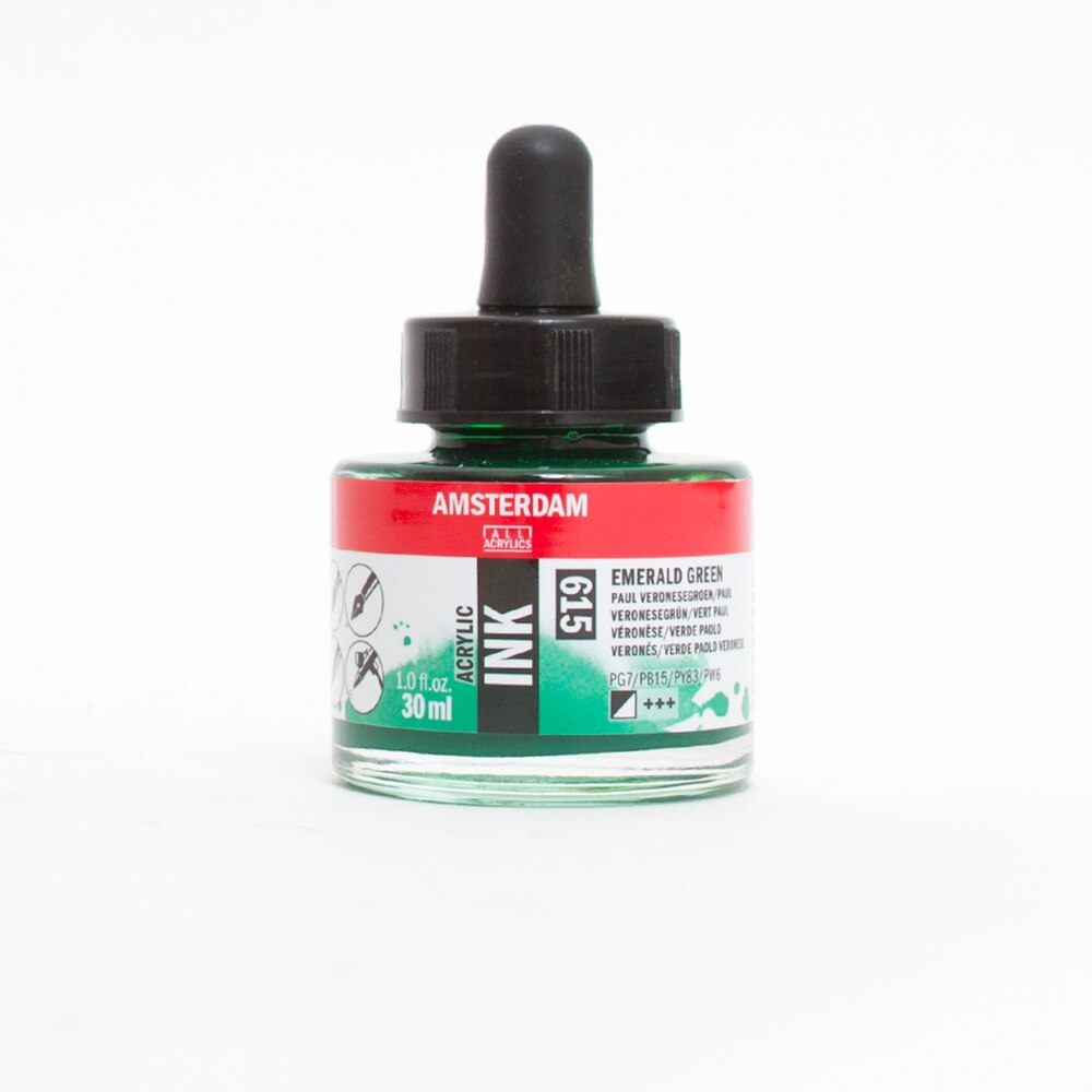 Amsterdam, Ink, Acrylic, Art & School, Acrylic, 30ml, 266260, Emerald